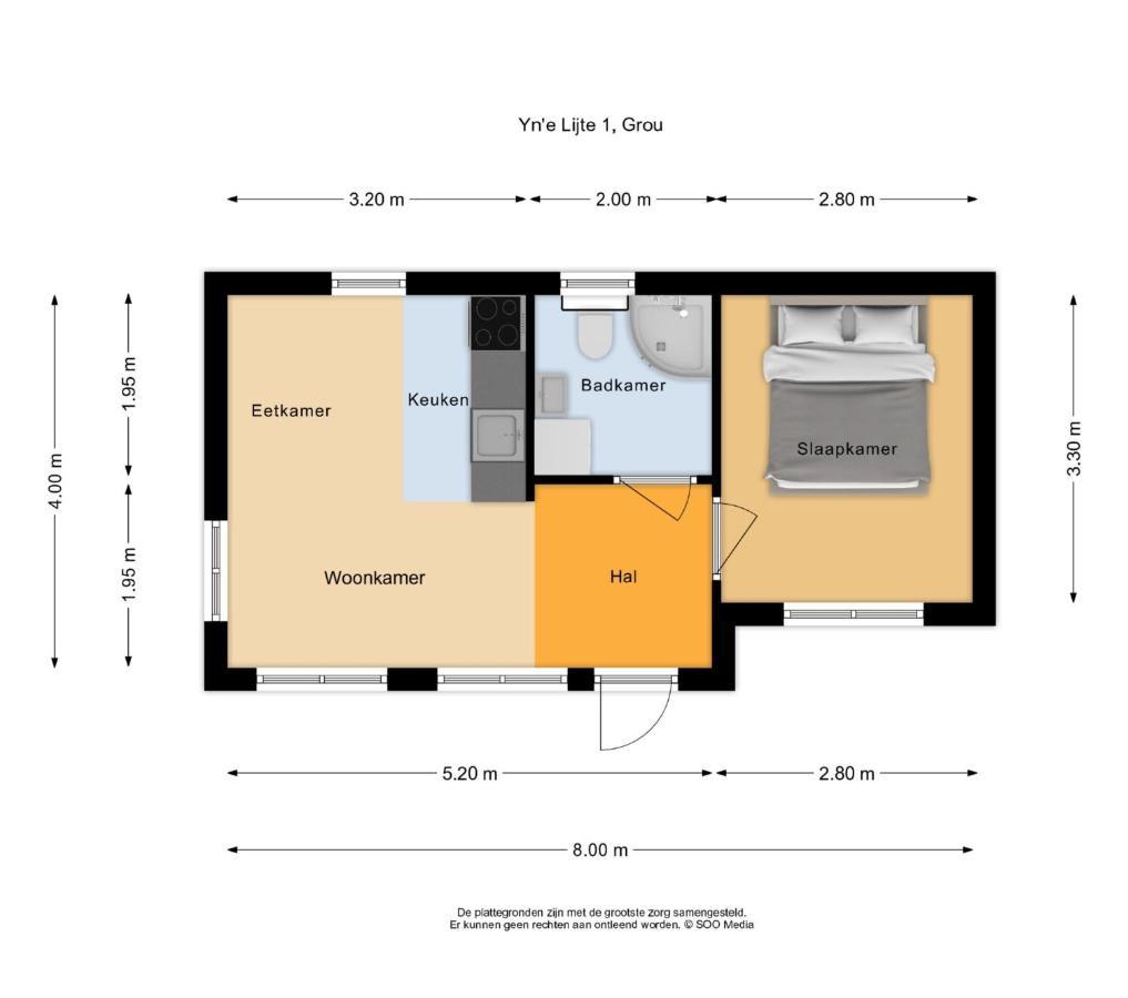 Вилла Huskes Hus En Hiem - Rent As One - Chalets 65 & 66 Гроув Экстерьер фото